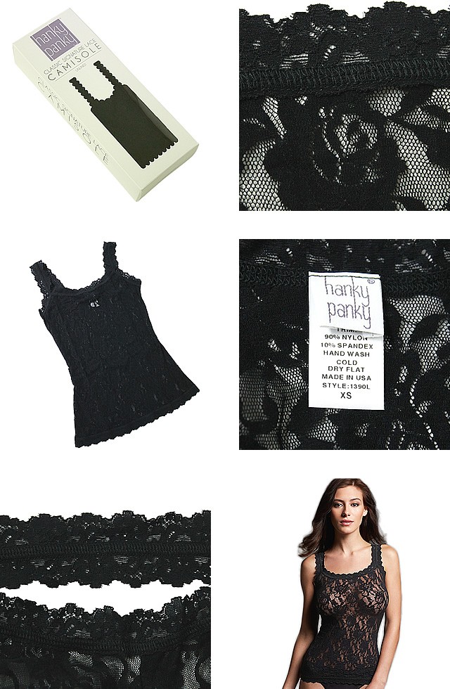 hanky panky（ハンキーパンキー） キャミソール シグニチャー レース