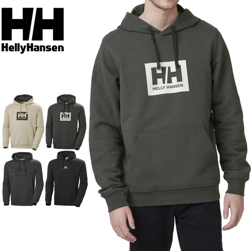 ヘリーハンセン HELLY HANSEN パーカー フーディー プルオーバー スウェット メンズ ロゴ 大きいサイズ ブランド 黒色 ネイビー グレー