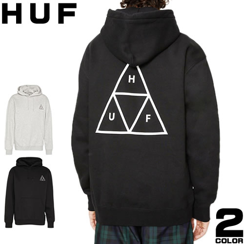 HUF ブラック フード付きパーカー HUF（ハフ） パーカー スウェット プルオーバーパーカー SET TT HOODIE
