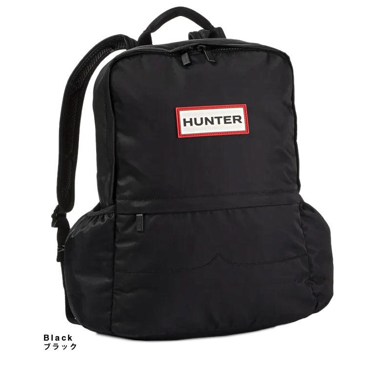 HUNTER バッグ 黒 HUNTER ハンター バッグ リュック バックパック 24.5L