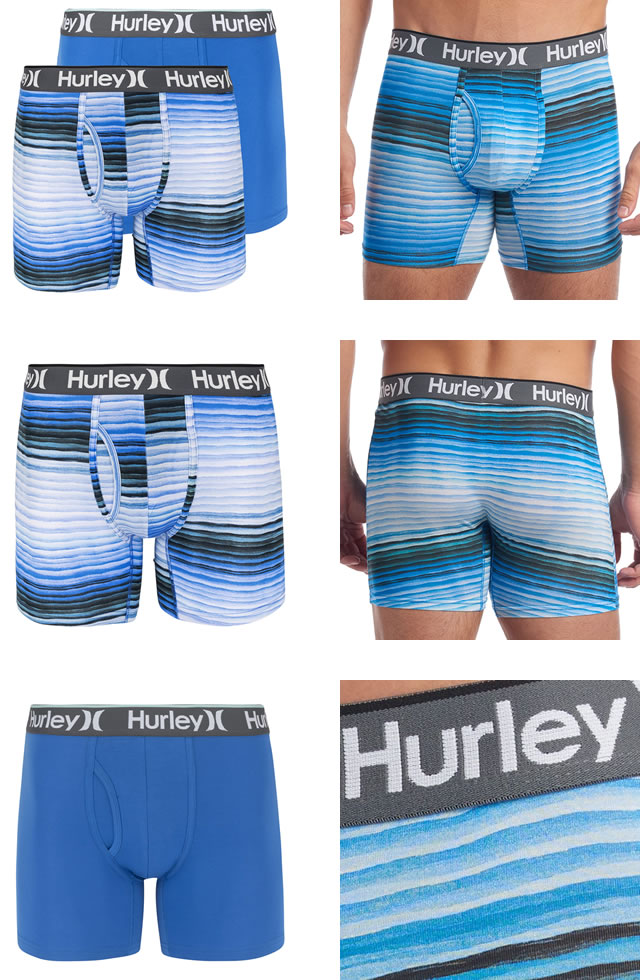Hurley（ハーレー） ボクサーパンツ ボクサーブリーフ 2枚セット 2枚組