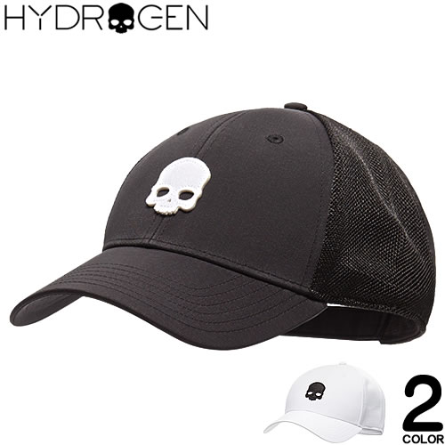 ハイドロゲン HYDROGEN キャップ ベースボールキャップ 帽子 メンズ テニス ゴルフ スカル 大きいサイズ メッシュ ブランド プレゼント 黒  白 ブラック ホワイト