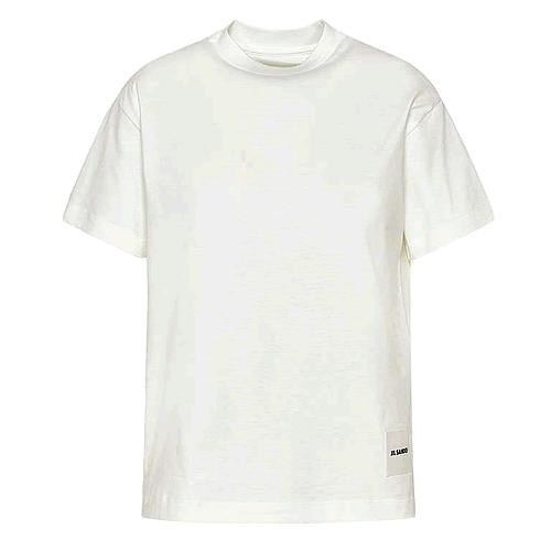 ジルサンダー JIL SANDER Tシャツ 半袖 メンズ クルーネック 丸首 ロゴ 