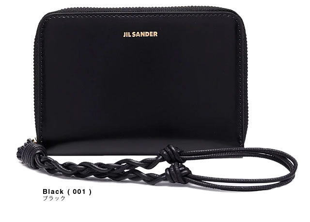 レディースファッション 財布、帽子、ファッション小物 ジルサンダー JIL SANDER 財布 二つ折り財布 ラウンドファスナー ミニ 