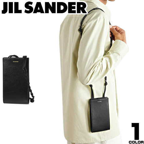 ジルサンダー JIL SANDER タングル フォンケース スマホホルダー スマホポーチ スマホケース ミニバッグ レディース メンズ レザー 本革  ブランド 黒 ブラック : 298-024 : MSS - 通販 - Yahoo!ショッピング