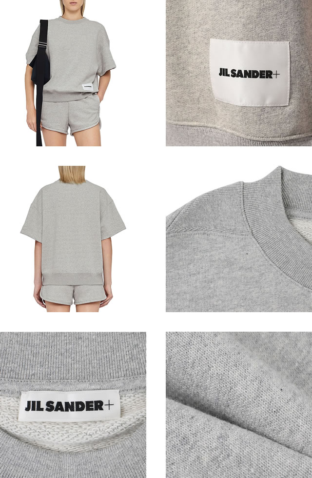 JIL SANDER ジルサンダー スウェット 半袖 レディース オーバー