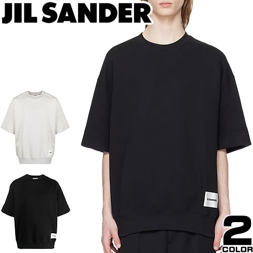 JIL SANDER ジルサンダー スウェット 半袖 クルーネック Tシャツ