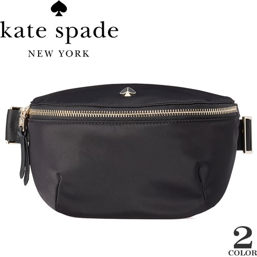 ケイトスペード kate spade ウエストポーチ ボディバッグ ショルダーバッグ テイラー ミディアム ベルト バッグ レディース ブランド  斜めがけ 黒 ブラック