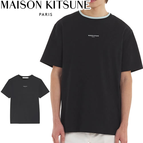 メゾンキツネ MAISON KITSUNE エンブロイダリー リラックス Tシャツ