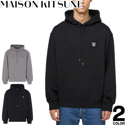 【中古品】メゾンキツネ MAISON KITSUNÉ パーカー ブラック XL kitsune-027_01.jpg