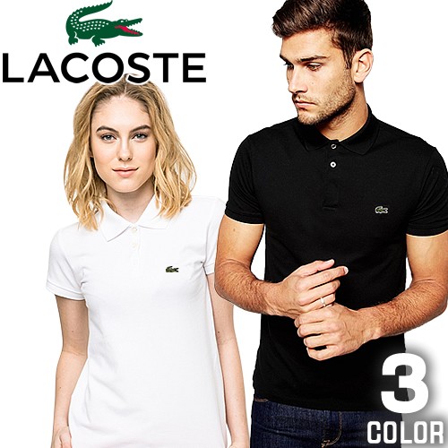 ラコステ LACOSTE ポロシャツ 半袖 鹿の子 メンズ レディース