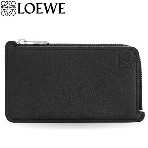 ロエベ LOEWE 財布 コインケース 小銭入れ カードケース フラグメントケース ミニ財布 カードホルダー メンズ ブランド 革 本革 薄型 スリム  黒 ブラック