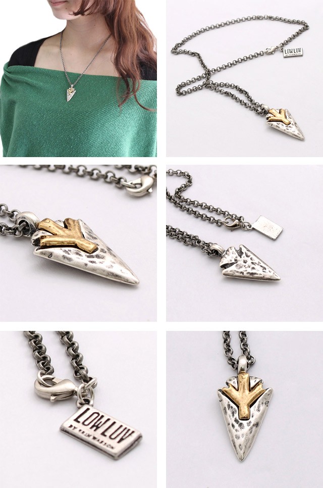 LowLuv Low Luv ローラブ アローヘッドペンダント ネックレス