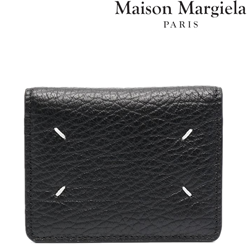 メゾンマルジェラ Maison Margiela カードケース 定期入れ 名刺入れ カード入れ レザー カードホルダー メンズ レディース ブランド  薄型 革 黒 ブラック