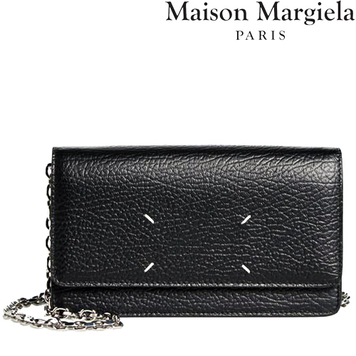 メゾンマルジェラ Maison Margiela カードケース フラグメントケース 財布 レザー カードホルダー ウォレット メンズ レディース  ブランド 薄型 黒 ブラック