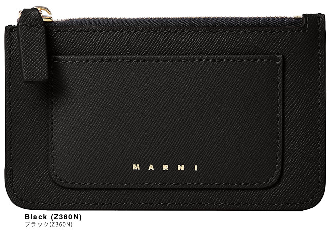 マルニ MARNI 財布 ミニ財布 カードケース コインケース 小銭入れ レディース メンズ レザー 本革 薄型 スリム おしゃれ ブランド  プレゼント 黒 ブラック