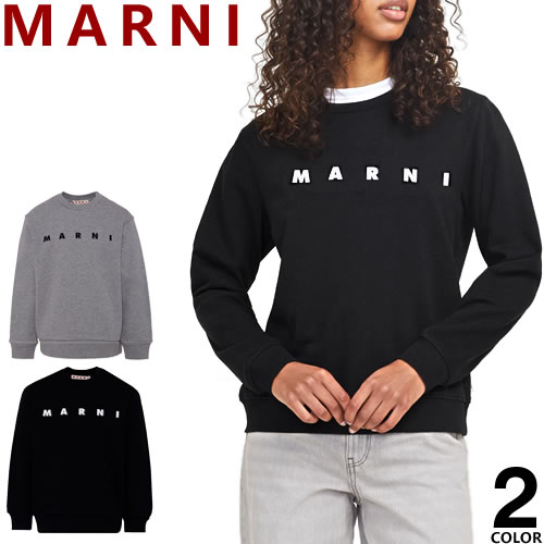 MARNI（マルニ） トレーナー スウェット レディース ロゴ プリント