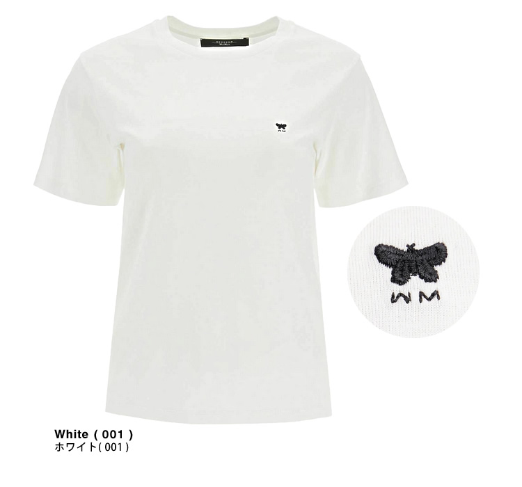 マックスマーラ ウィークエンドライン Tシャツ カットソー 半袖 ロゴ 白 MAXMARA WEEKEND LINE（マックスマーラウィークエンドライン） WEEKEND