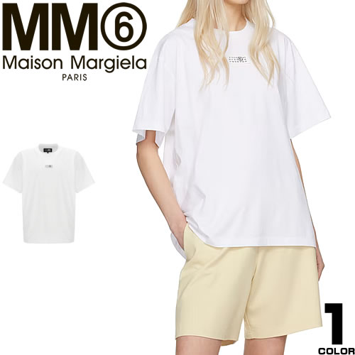MM6 Maison Margiela/柄入り半袖Tシャツ  コットン MM6 tシャツ Maison Margiela(エムエムシックス メゾン