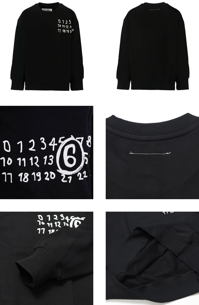 メゾンマルジェラ クルーネック スウェット メゾンマルジェラ マルタンマルジェラ MM6 エムエムシックス メゾンマルジェラ Maison Margiela トレーナー