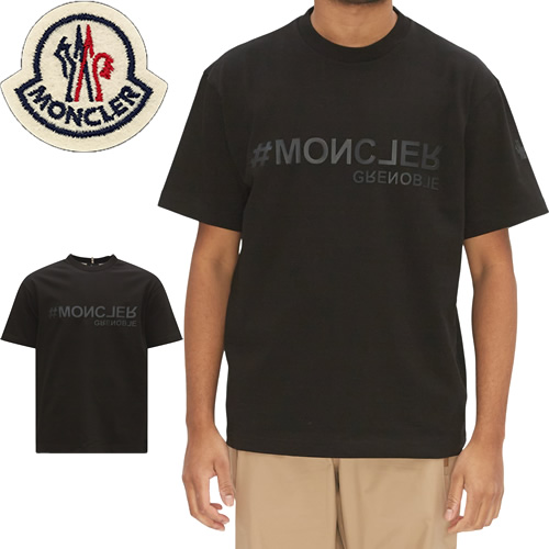 モンクレール MONCLER Tシャツ メンズ 半袖 グルノーブル ロゴ 