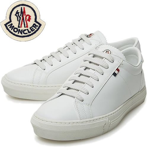 モンクレール MONCLER スニーカー 靴 モナコ NEW MONACO 4M71400 019MT メンズ ロゴ ワンポイント ブランド おしゃれ  大きいサイズ 白 ホワイト