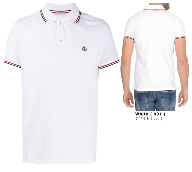 モンクレール MONCLER ポロシャツ 半袖 マグリア メンズ ブランド ロゴ ゴルフ 大きいサイズ プレゼント 男性 白 ホワイト
