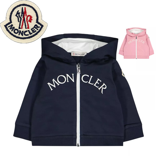 モンクレール アンファン MONCLER パーカー ジップ フーディー 子供服 キッズ ベビー 男の子 女の子 ジップアップパーカー ブランド  ネイビー ピンク : 252-150 : MSS - 通販 - Yahoo!ショッピング