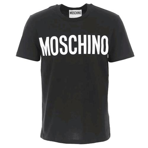 モスキーノ MOSCHINO Ｔシャツ ウィズ ロゴプリント A07055240 メンズ 