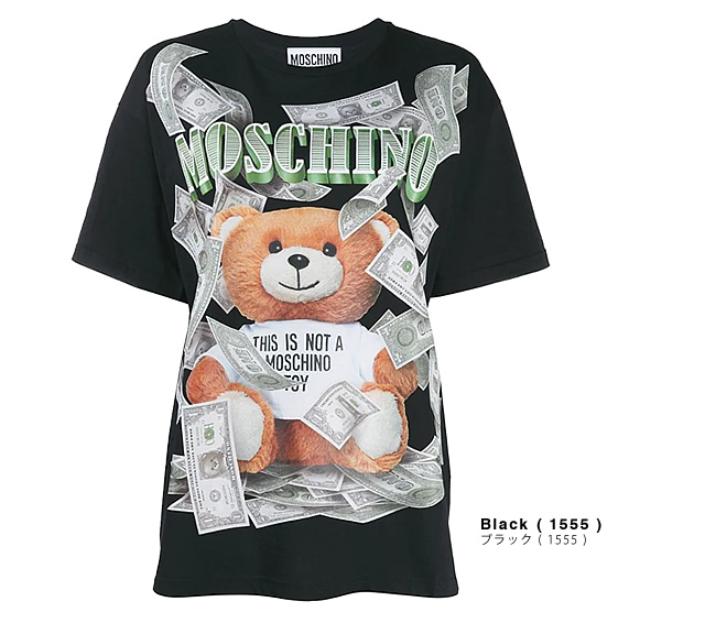 モスキーノ MOSCHINO ダラー テティベア Tシャツ レディース 半袖 くま