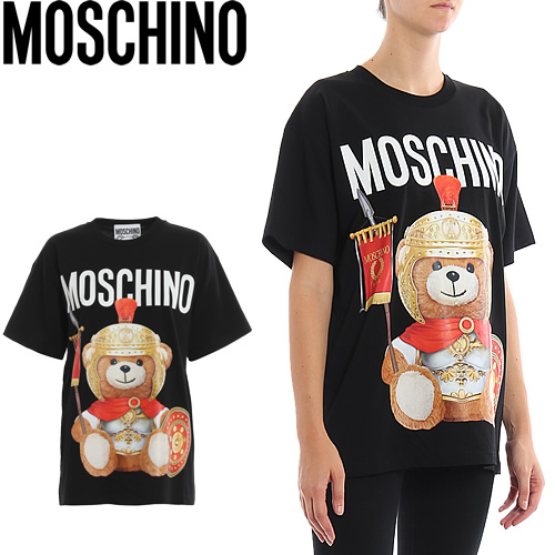 モスキーノ MOSCHINO ローマン テティベア Tシャツ レディース 半袖