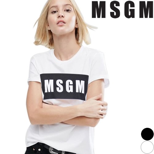 MSGM (エムエスジイエム) ロゴ T シャツ 白　　S MSGM (エムエスジイエム) ロゴ T シャツ 白 S MSGM(エムエス