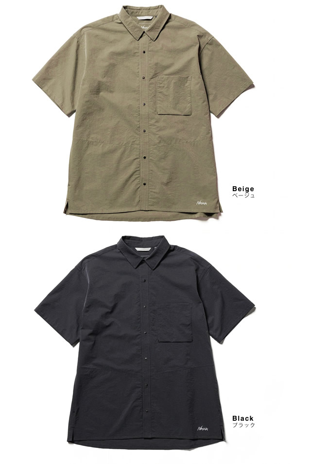 ✨美品✨ナンガ NANGA エアクロスコンフィーS/Sシャツ半袖 通気性 maido-selection_190-044