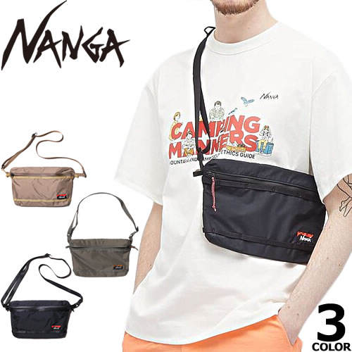 Mさま専用　NANGA オーロラテックス　サコッシュ　モカグレー NANGA ナンガ オーロラテックス サコッシュ バッグ ショルダー