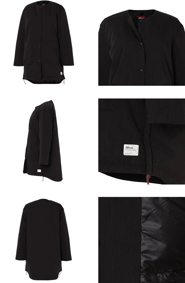 NANGA ヒノックリップストップインナーダウンロングカーディガン レディース NANGA(ナンガ)/HINOC RIPSTOP INNER DOWN LONG CARDIGAN W