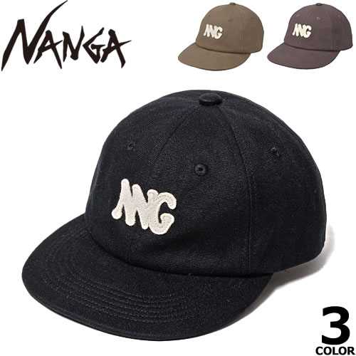 NANGA（ナンガ） 帽子 キャンバス NNGロゴキャップ メンズ レディース