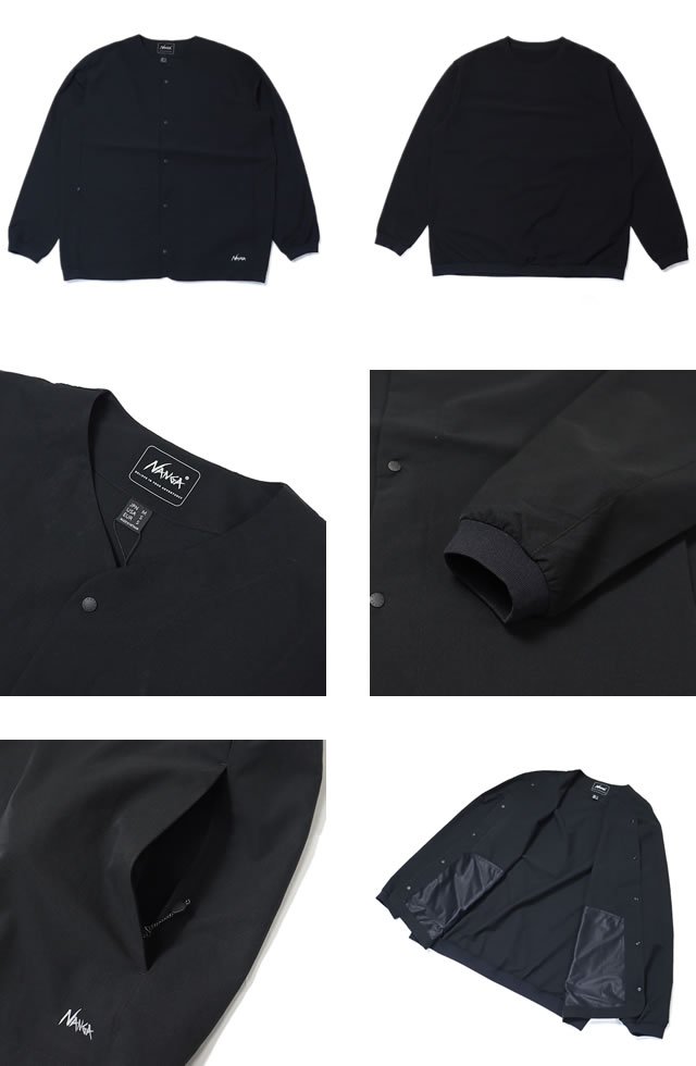 【公式限定/完売/美品】NANGA ドットエア コンフィーカーディガン 黒 S NANGA（ナンガ） ドットエアコンフィ カーディガン DotAir COMFY