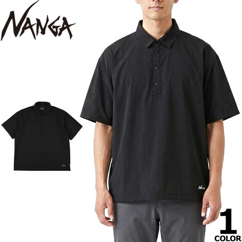 NANGA（ナンガ） ドットエア コンフィー ポロシャツ メンズ 半袖シャツ