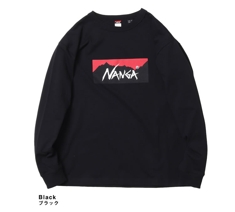 NANGA（ナンガ） NANGA Tシャツ 長袖 エコハイブリッド ボックスロゴ