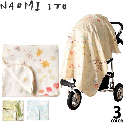 ナオミイトウ NAOMI ITO SWADDLE cotton スワドルコットン ガーゼケット ブランケット 日本製 ベビー 赤ちゃん 子供 出産祝い  男の子 女の子 1歳 2歳 3歳 : 132-015 : MSS - 通販 - Yahoo!ショッピング