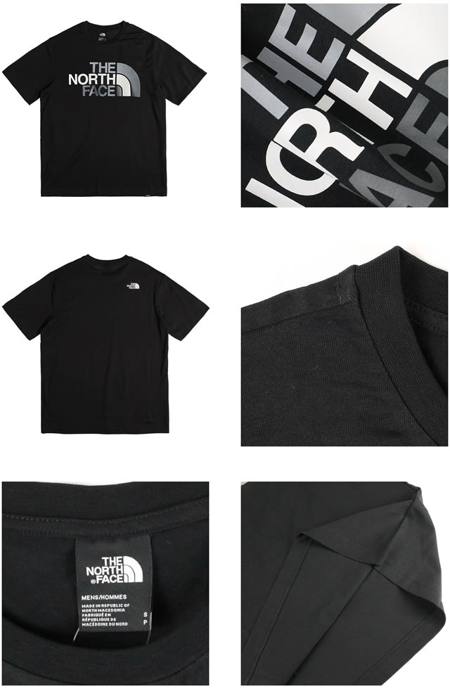 ANDMARY 半袖Tシャツ サイズF ホワイト/ブラック THE NORTH FACE ノースフェイス イージー Tシャツ 半袖 クルー