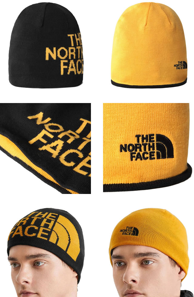 ノースフェイス THE NORTH FACE ニット帽 ニットキャップ 帽子 リバーシブル TNF バナー ビーニー メンズ レディース ブランド  ゴルフ 大きめ 冬 黒 ブラック