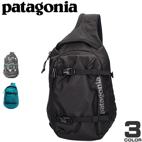 パタゴニア patagonia バッグ ボディバッグ ワンショルダーバッグ アトム スリング メンズ レディース 斜めがけ ブランド プレゼント 黒  ブラック グレー