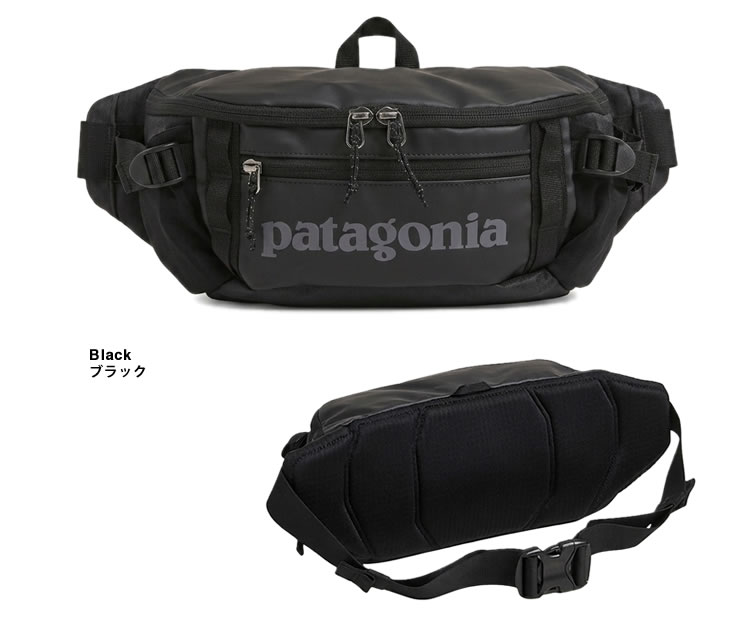 新品 パタゴニア ブラックホール ウエスト パック 5L バッグ ショルダー 黒 patagonia（パタゴニア） ボディバッグ ウエストバッグ ブラックホール