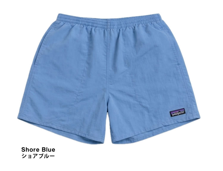 パタゴニア メンズ バギーズ5インチ 短パン ブルー サイズM 新品 春夏 patagonia（パタゴニア） バギーズ ショーツ 5インチ ハーフパンツ