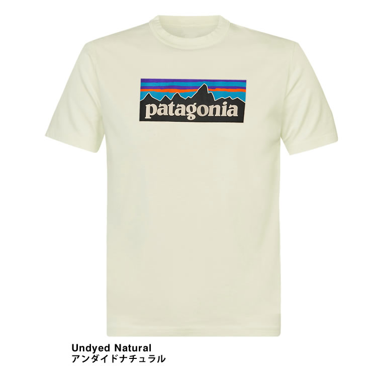 パタゴニア patagonia P-6 ロゴ Tシャツ レディース 半袖 ロゴ プリント アウトドア クルーネック 丸首 綿100% ブランド ゆったり スポーツ おしゃれ 黒 patagonia パタゴニア P-6 ロゴ Tシャツ レディース 半袖