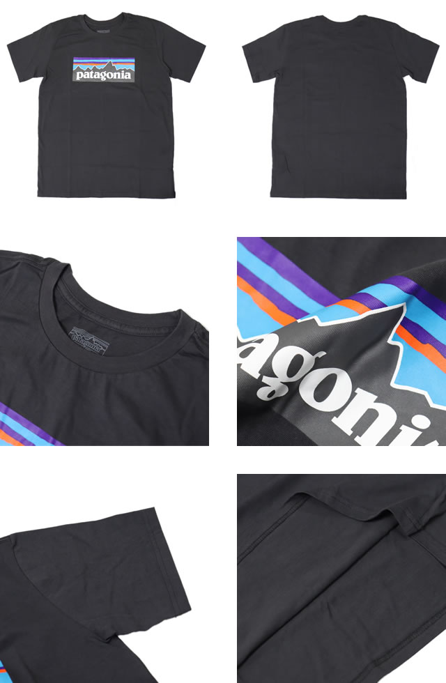 Patagonia パタゴニア Tシャツ 半袖 クルーネック ロゴ コットン Patagonia (パタゴニア) 再生コットン バックロゴ クルーネック