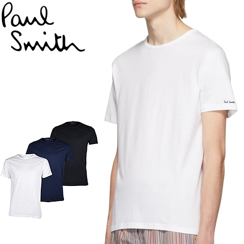 ポールスミス Paul Smith Tシャツ 半袖 クルーネック 丸首 3枚セット