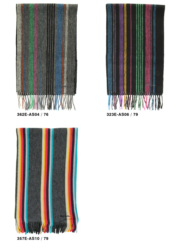 ポール・スミス　ウールマフラー　黒グレー赤　ストライプ柄 楽天市場】Paul Smith ポールスミス メンズ レディース おしゃれ