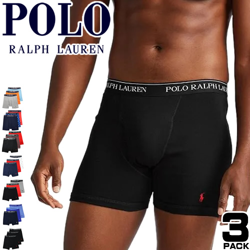 ポロ ラルフローレン Polo Ralph Lauren ボクサーパンツ 3枚セット